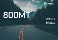 CFMoto 800MT - Owners manual- 